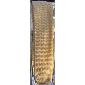 Vintage Wembley Off White Square‎ Tip Narrow Neck Tie